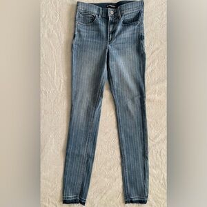 Striped Skinny Jeans